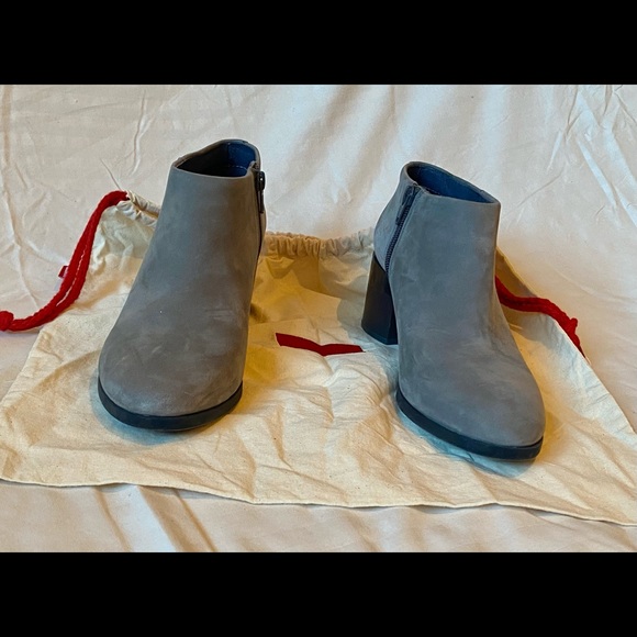 Camper Hanna Suede Heeled Ankle Booties EU38 - Picture 9 of 12